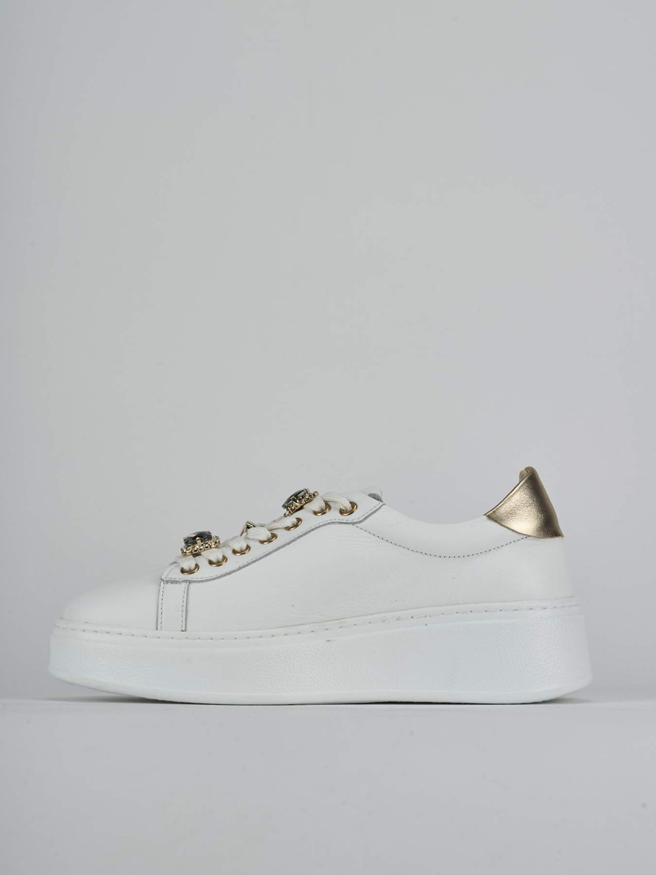 Sneakers pelle bianco