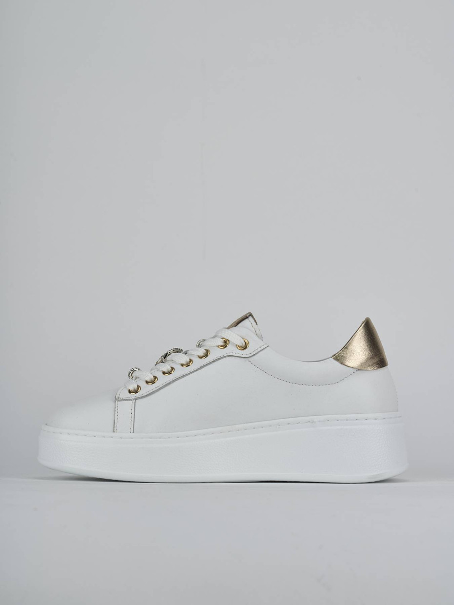 Sneakers pelle bianco