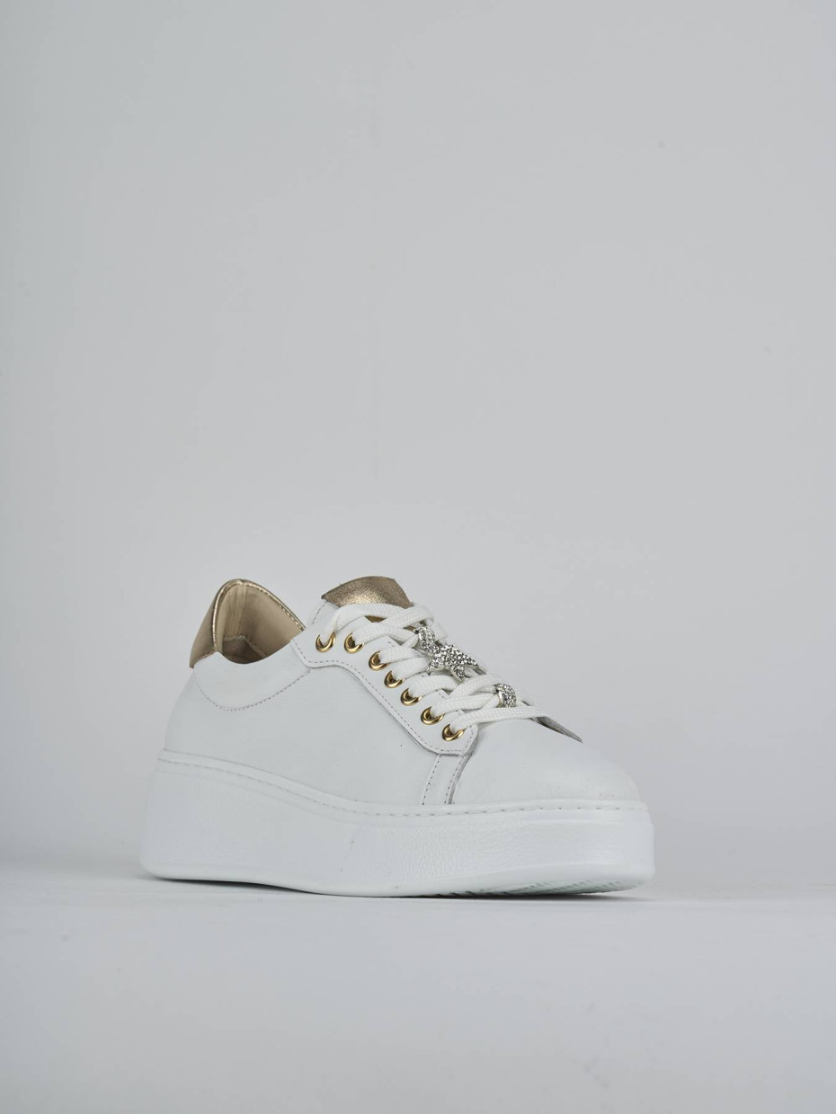 Sneakers pelle bianco