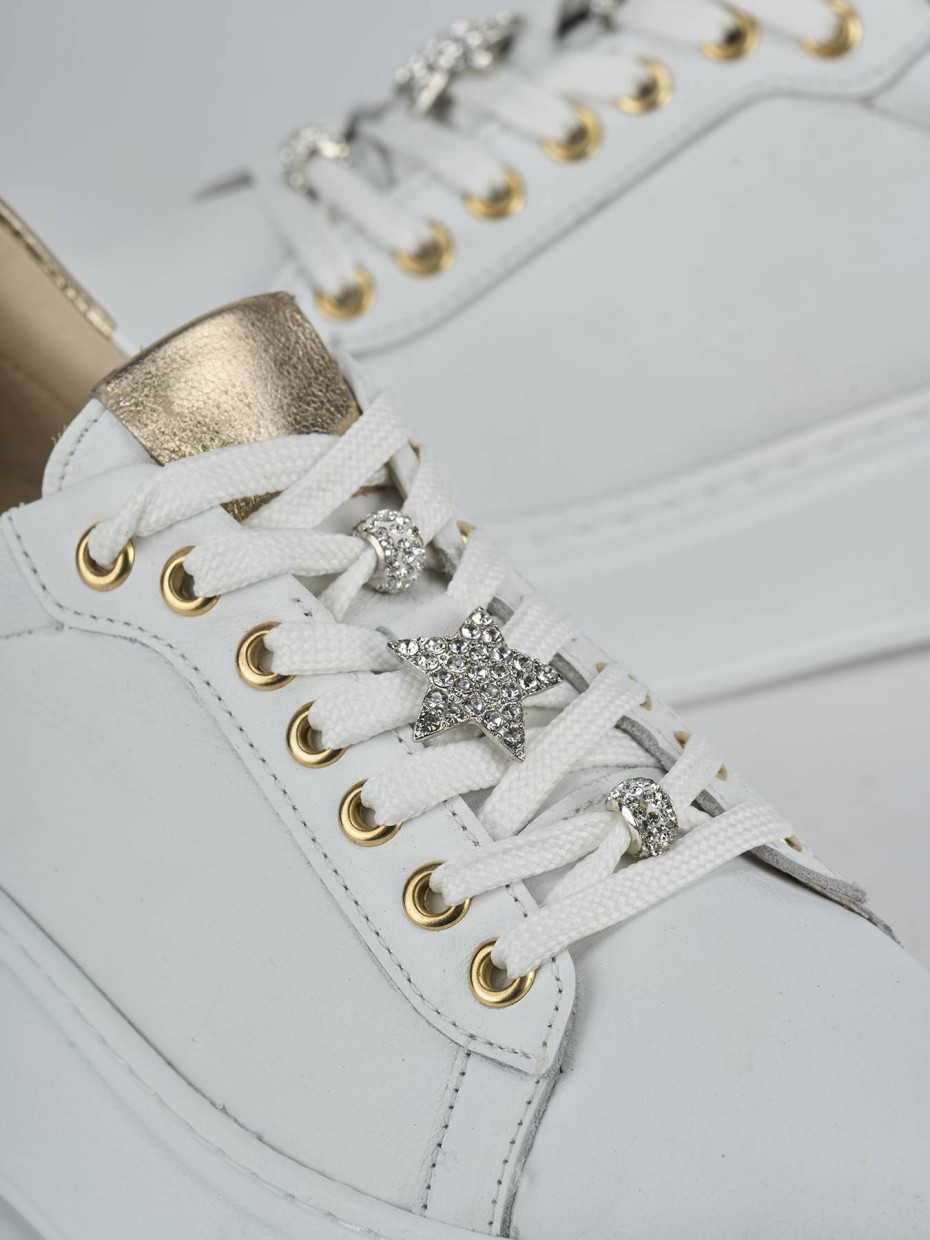 Sneakers pelle bianco