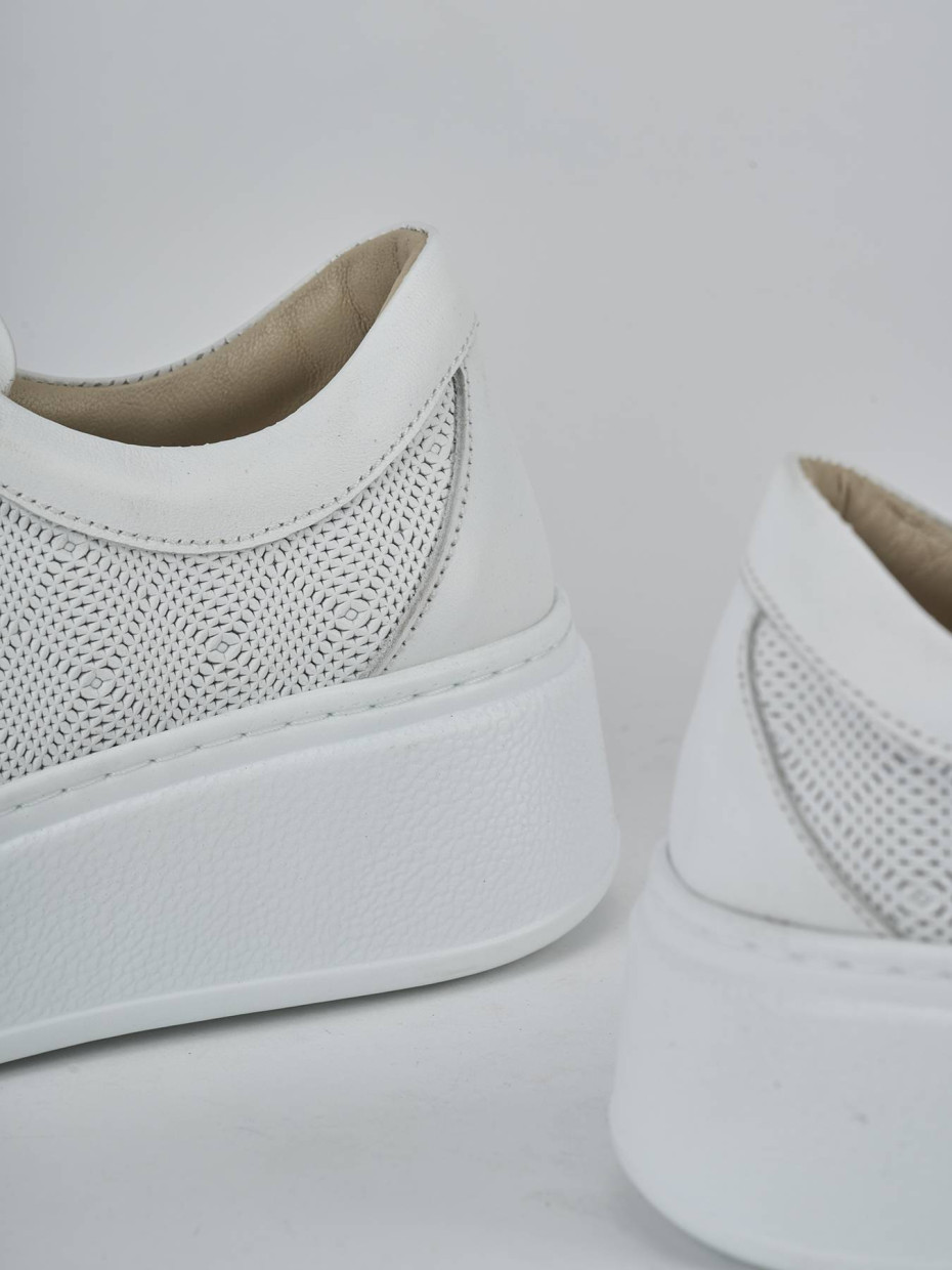 Sneakers pelle bianco