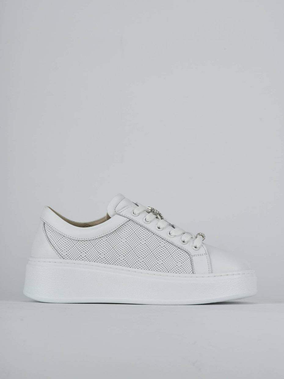 Sneakers pelle bianco