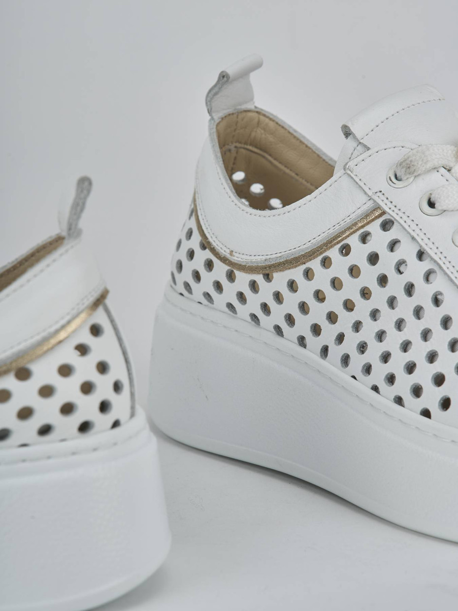 Sneakers pelle bianco