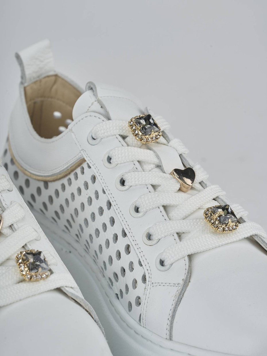 Sneakers pelle bianco