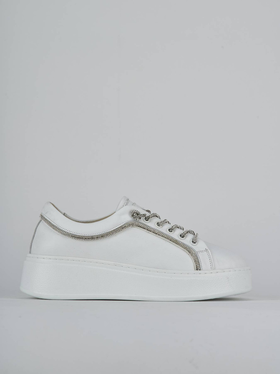 Sneakers pelle bianco