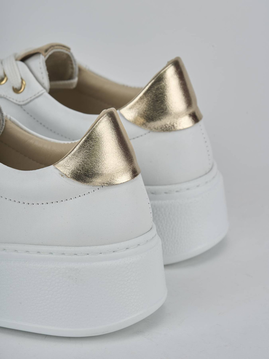 Sneakers pelle bianco