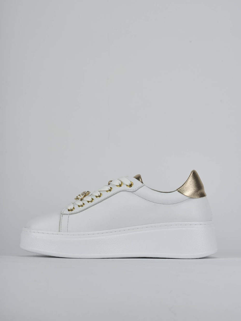 Sneakers pelle bianco