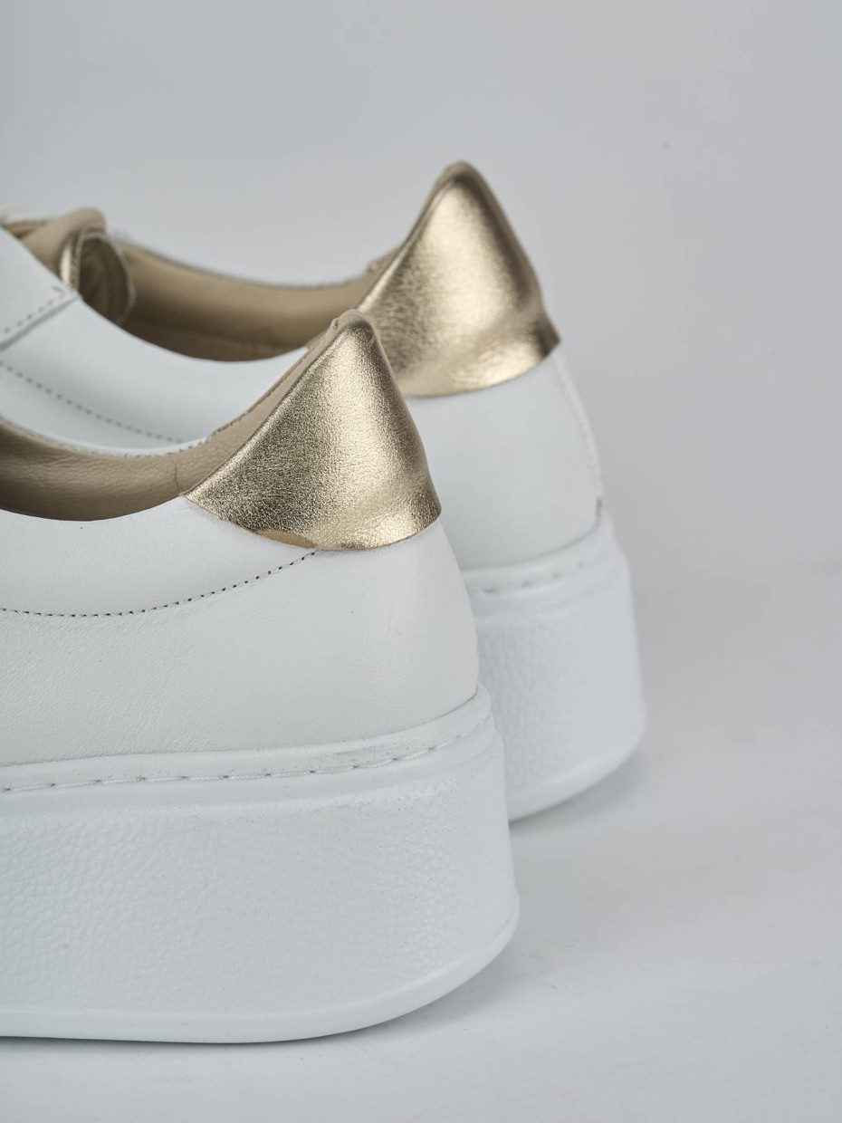Sneakers pelle bianco