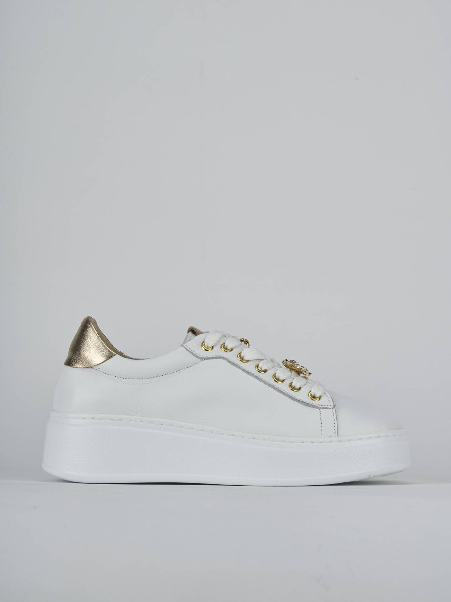 Sneakers pelle bianco