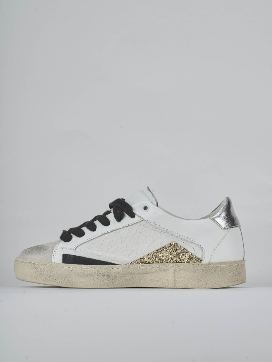 Sneakers pelle bianco