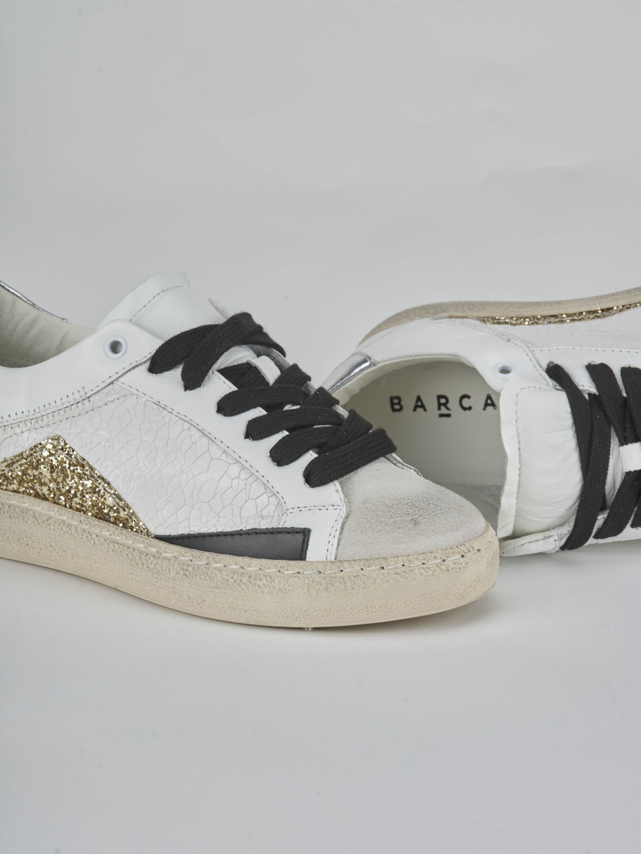 Sneakers pelle bianco