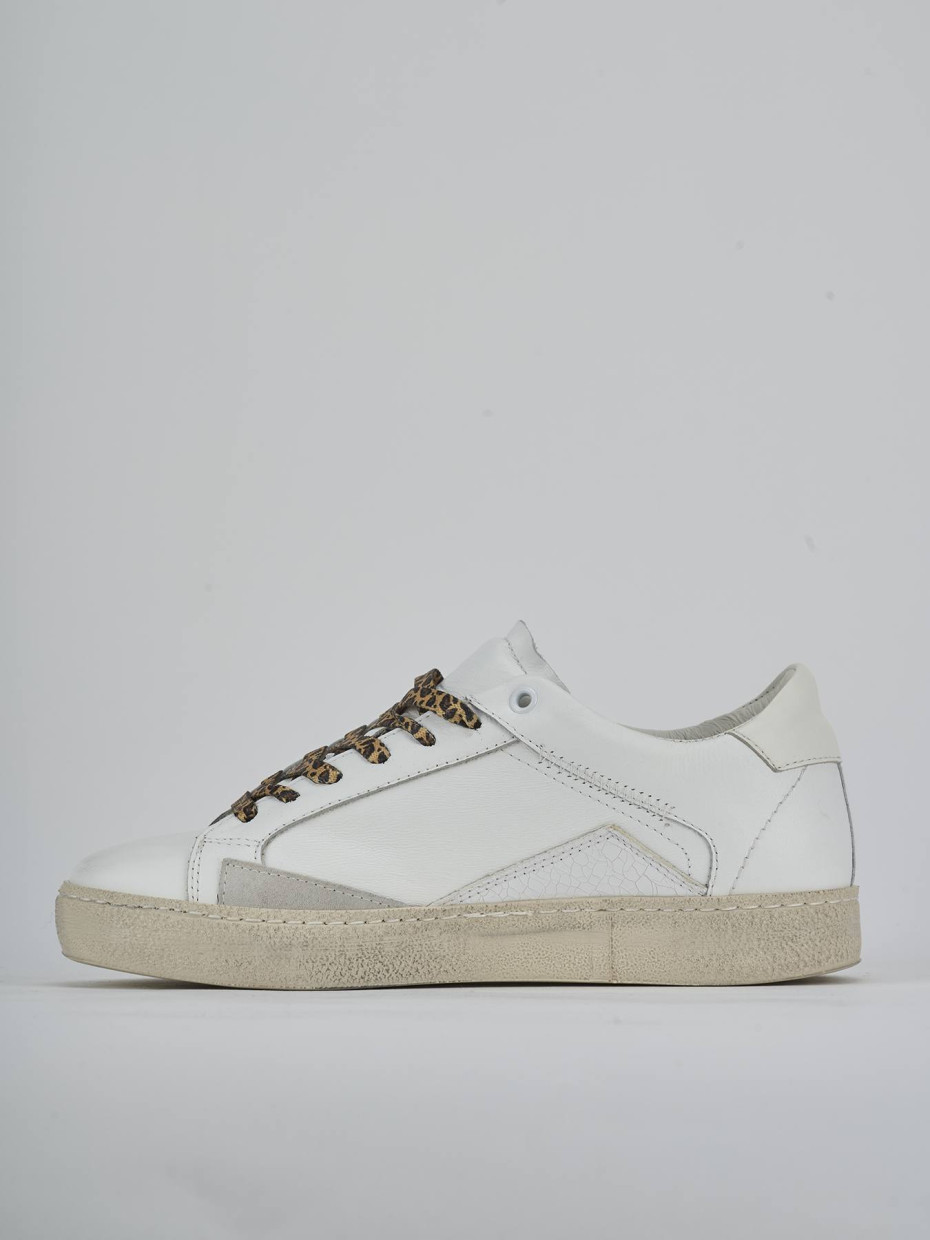 Sneakers pelle bianco