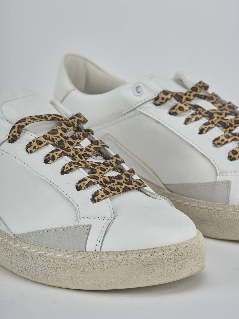 Sneakers pelle bianco