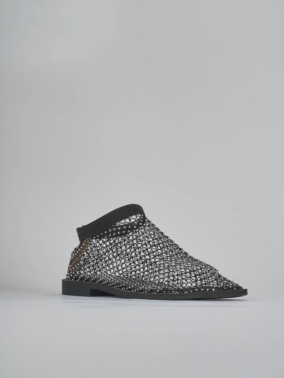 Ballerine tacco 1cm pelle nero