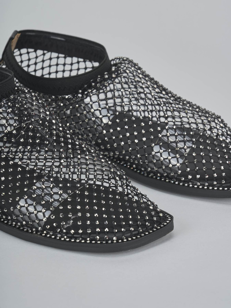 Ballerine tacco 1cm pelle nero