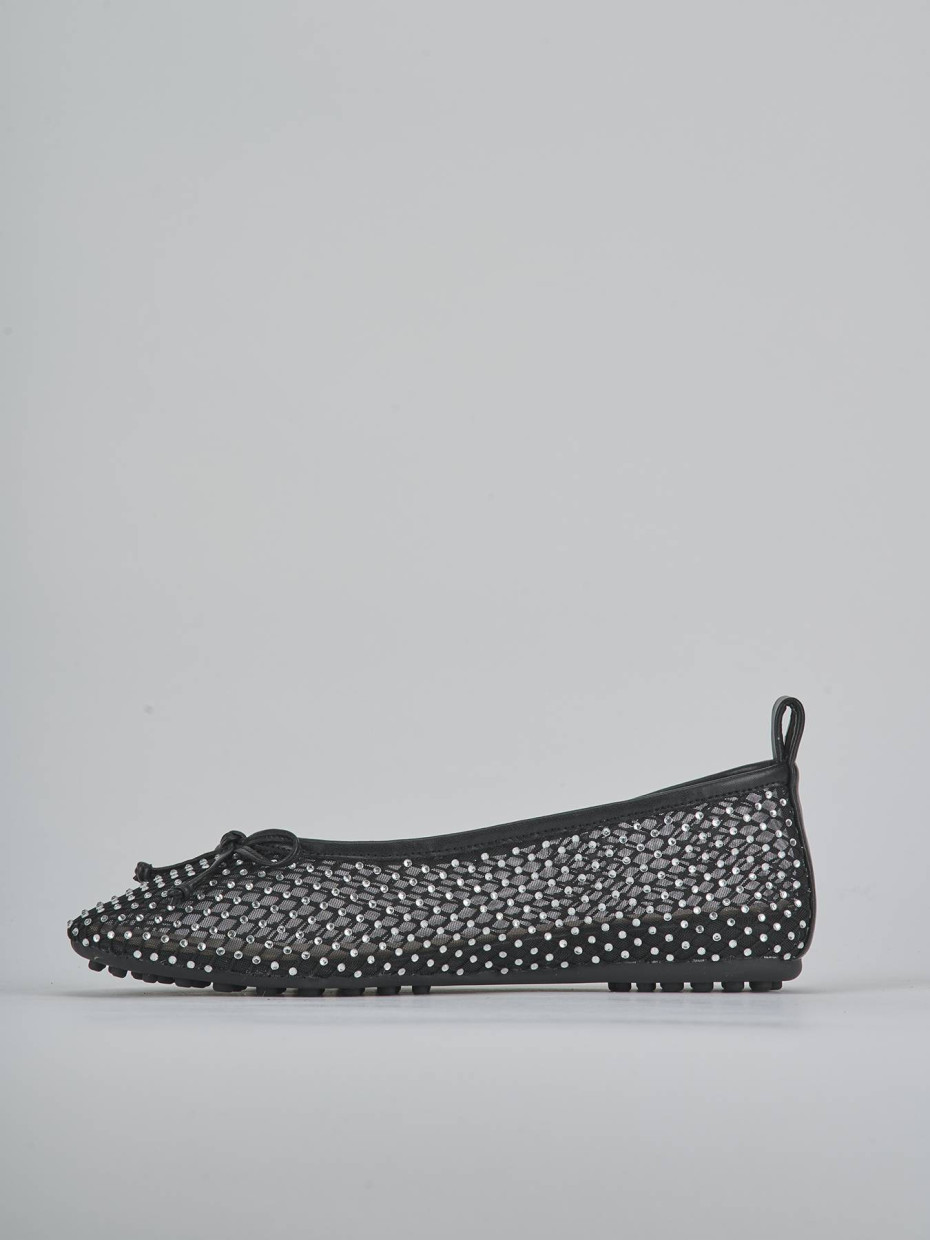 Ballerine tacco 1cm pelle nero
