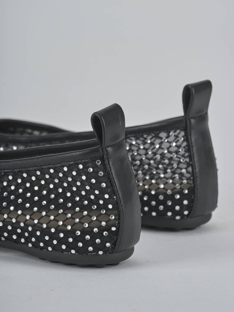 Ballerine tacco 1cm pelle nero