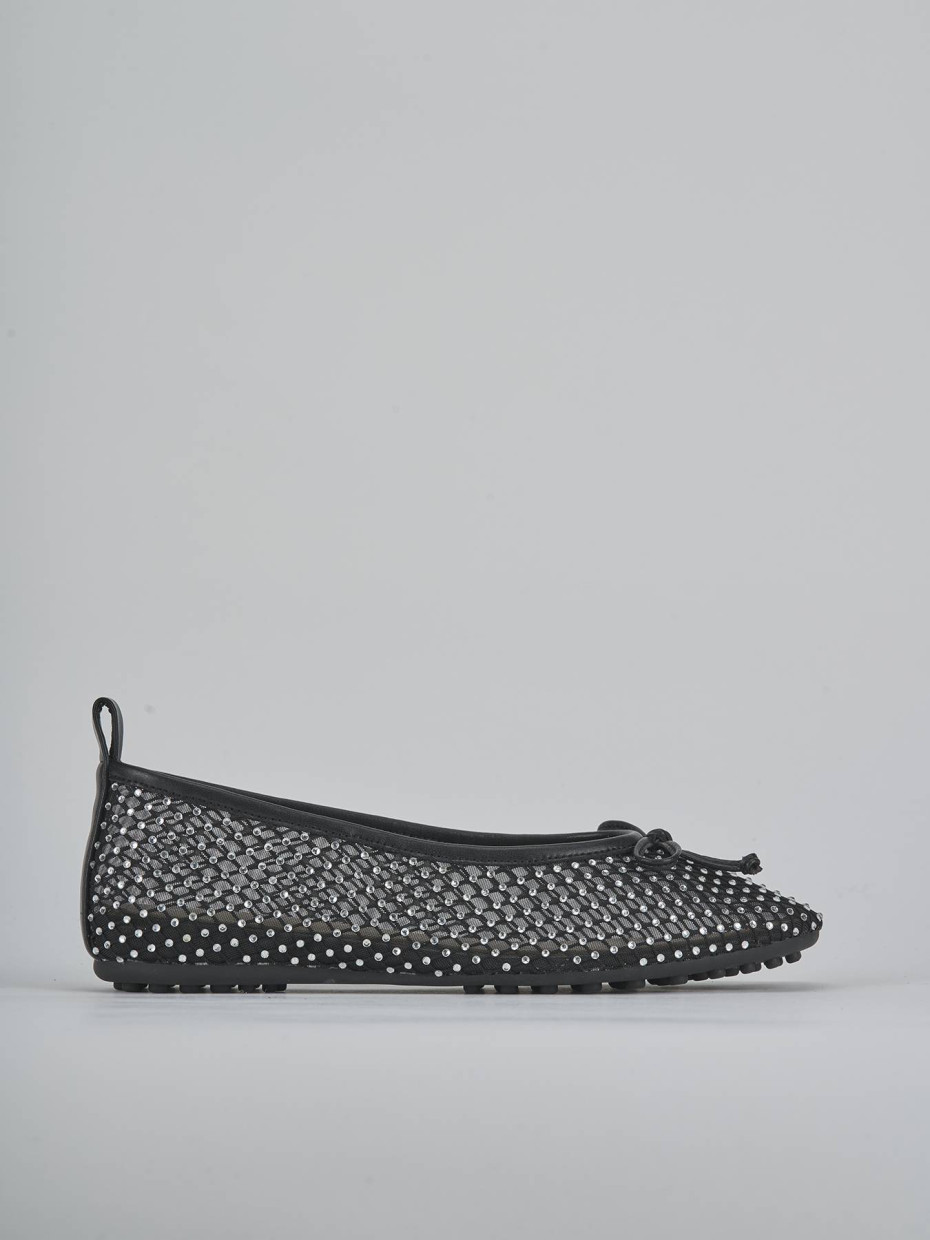 Ballerine tacco 1cm pelle nero