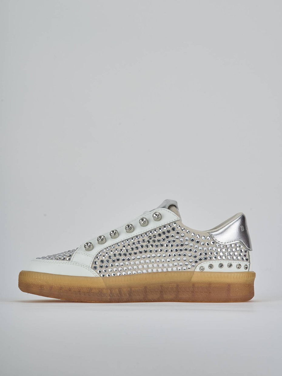 Sneakers pelle bianco