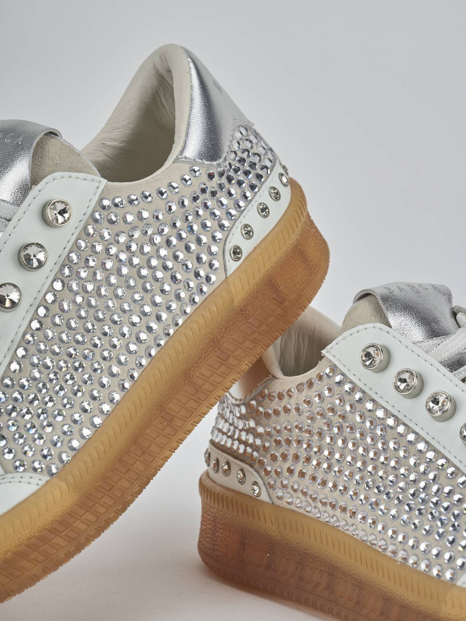 Sneakers pelle bianco