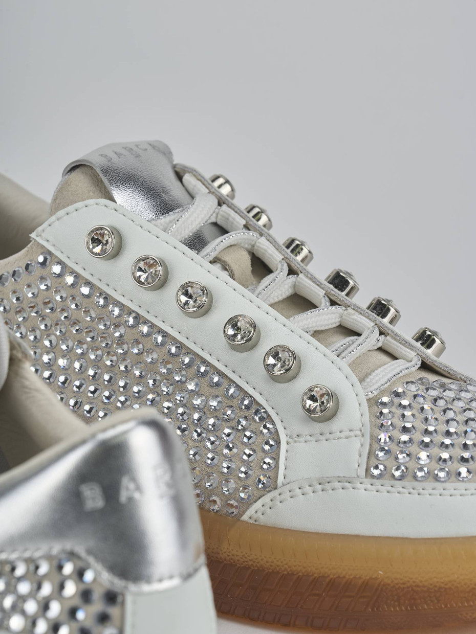 Sneakers pelle bianco
