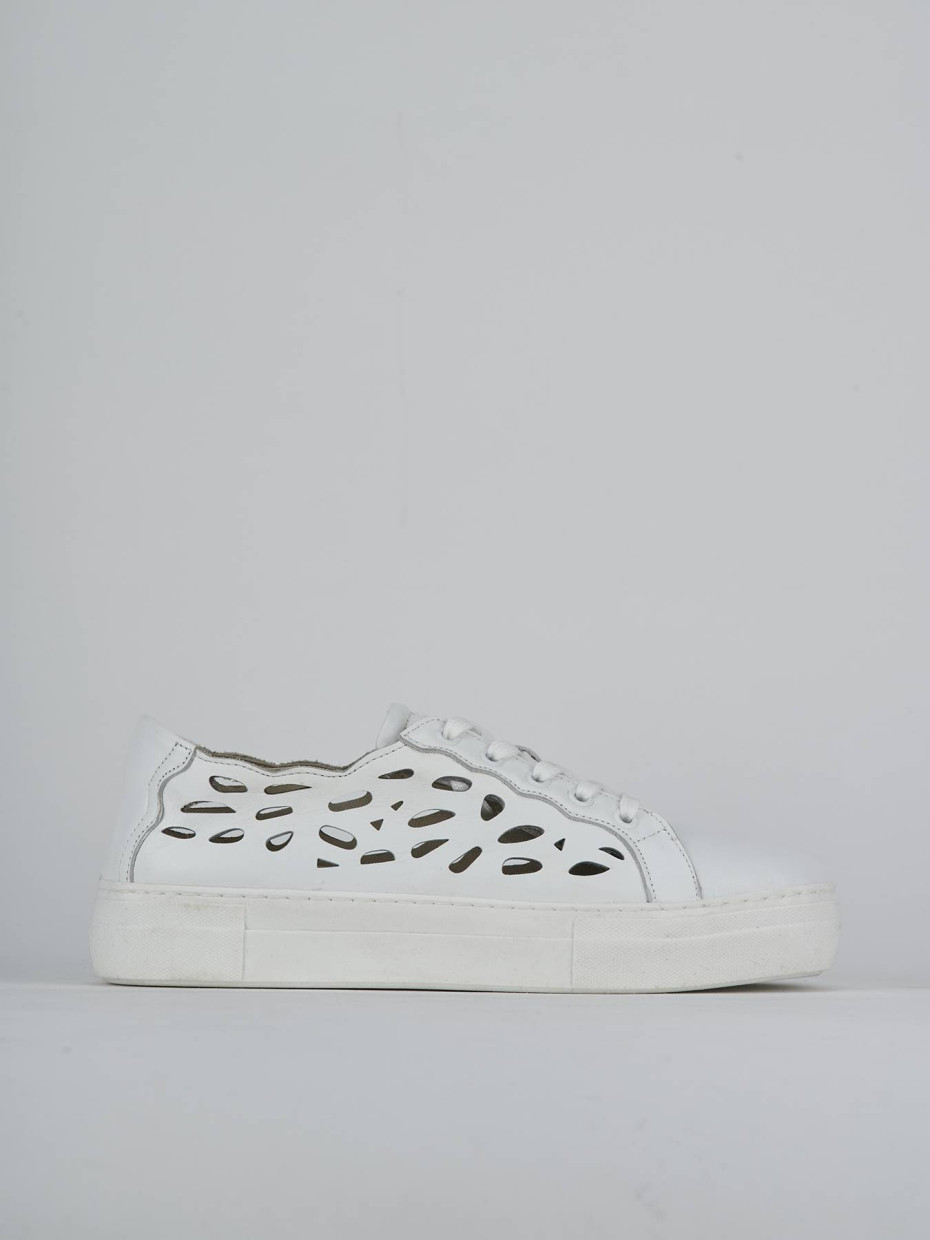 Sneakers pelle bianco