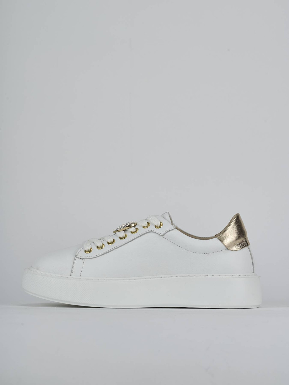 Sneakers pelle bianco