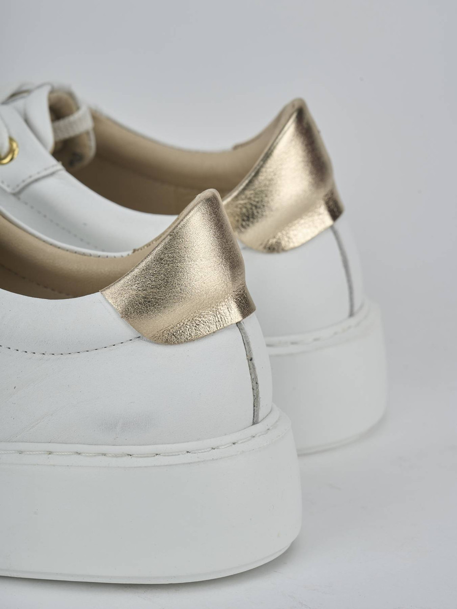 Sneakers pelle bianco