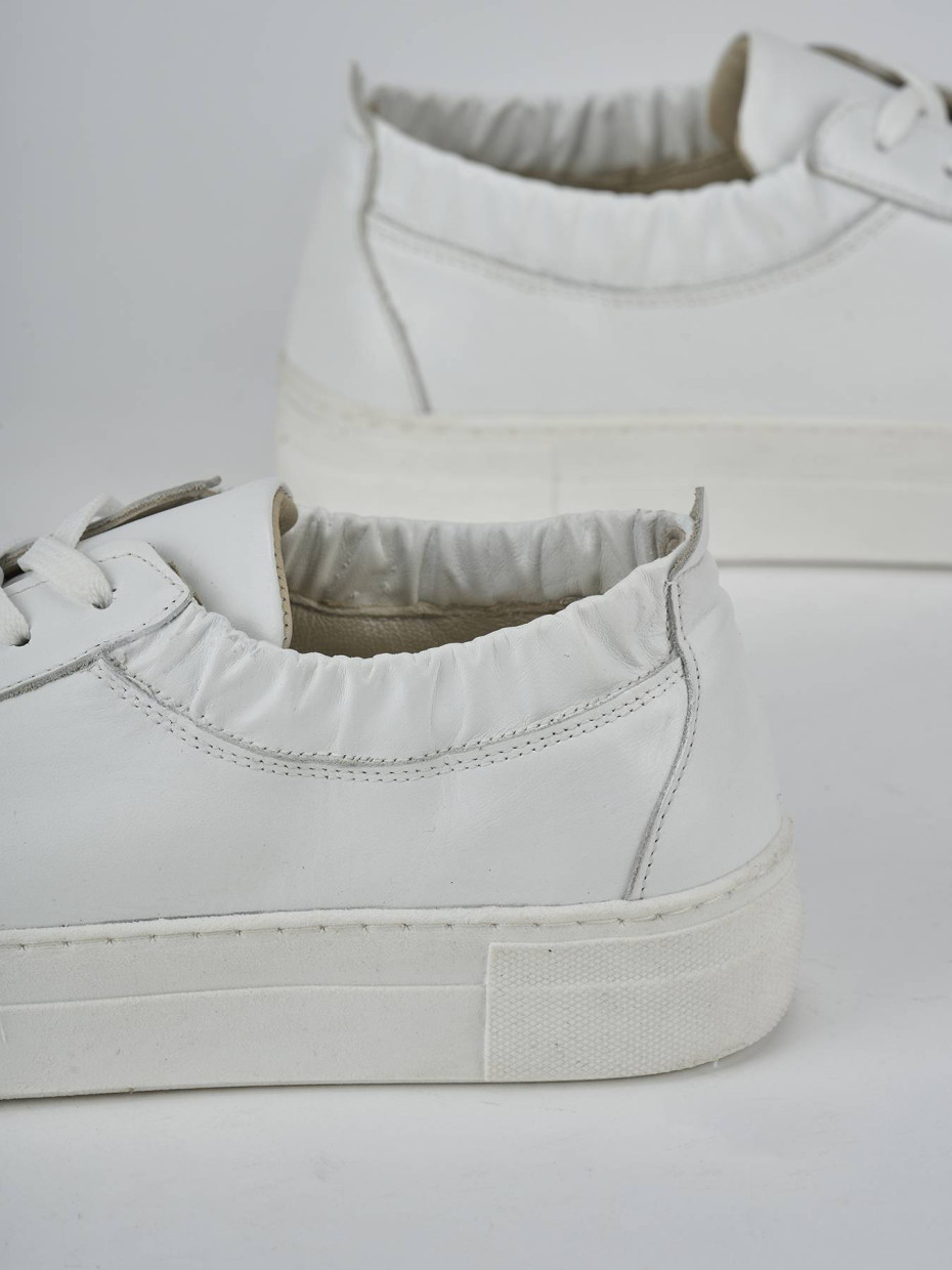 Sneakers pelle bianco
