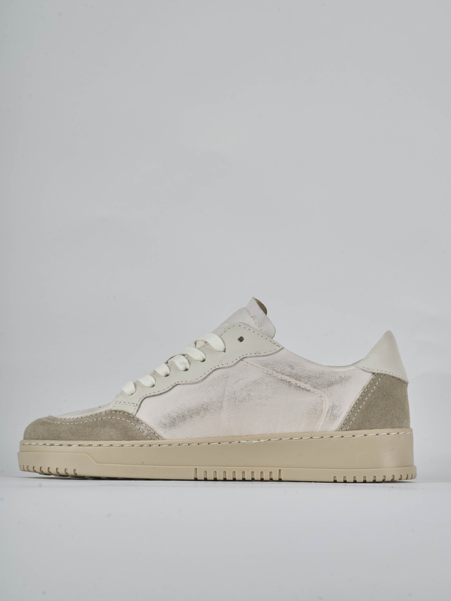 Sneakers pelle oro