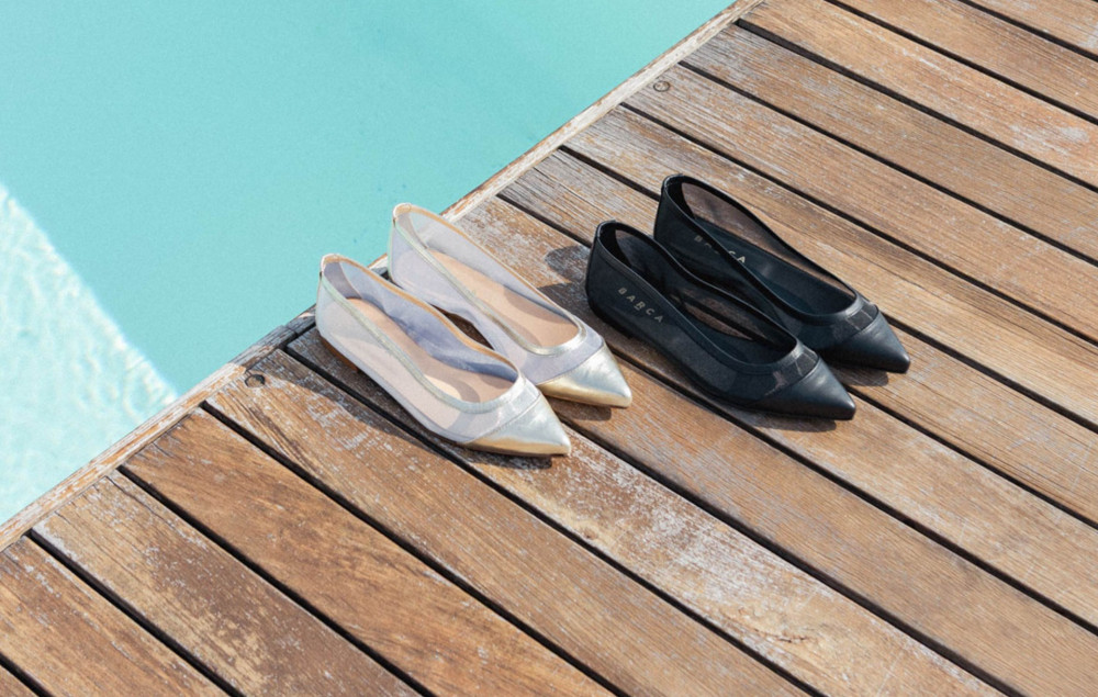 Ballerine tacco 1cm pelle nero