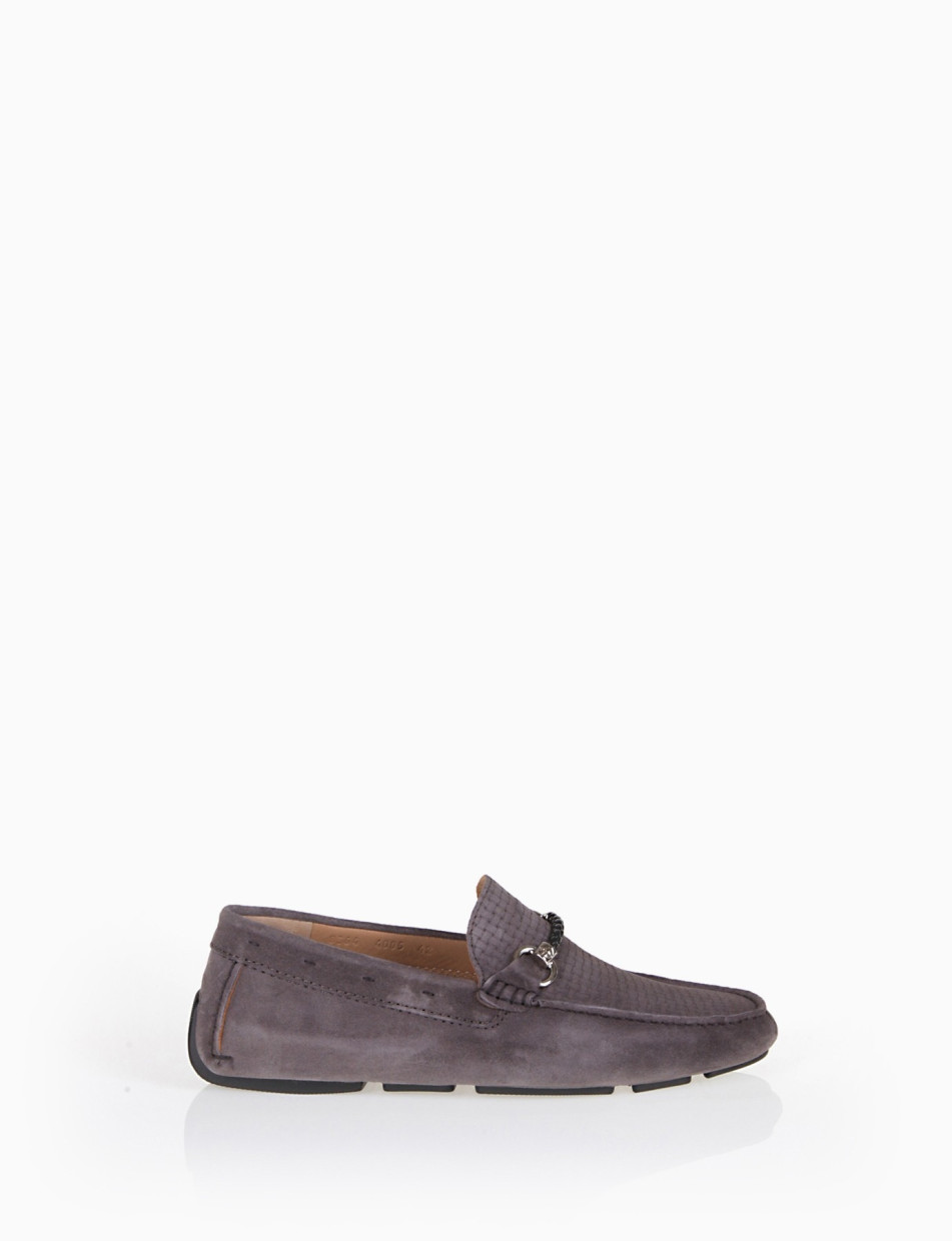 Loafers grey chamois