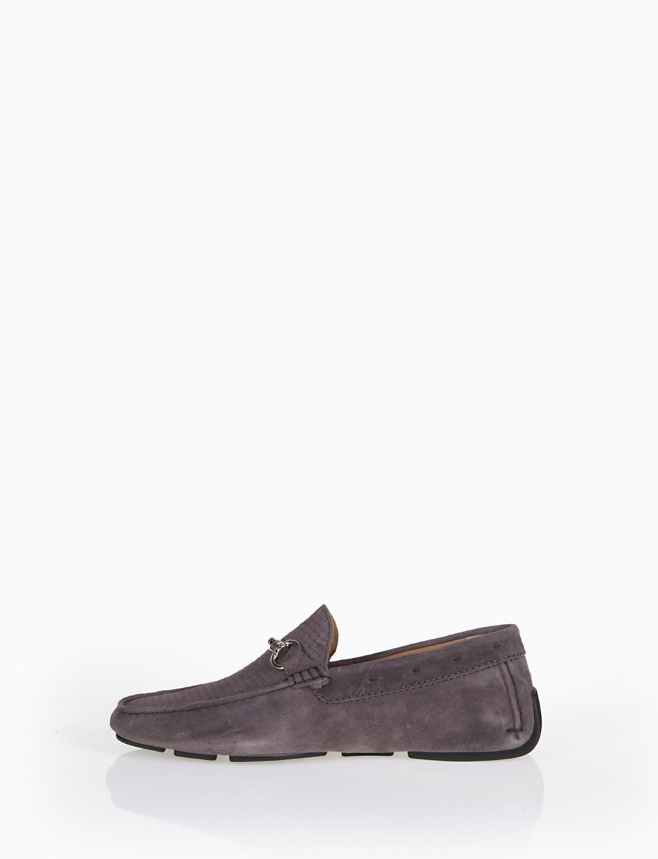 Loafers grey chamois