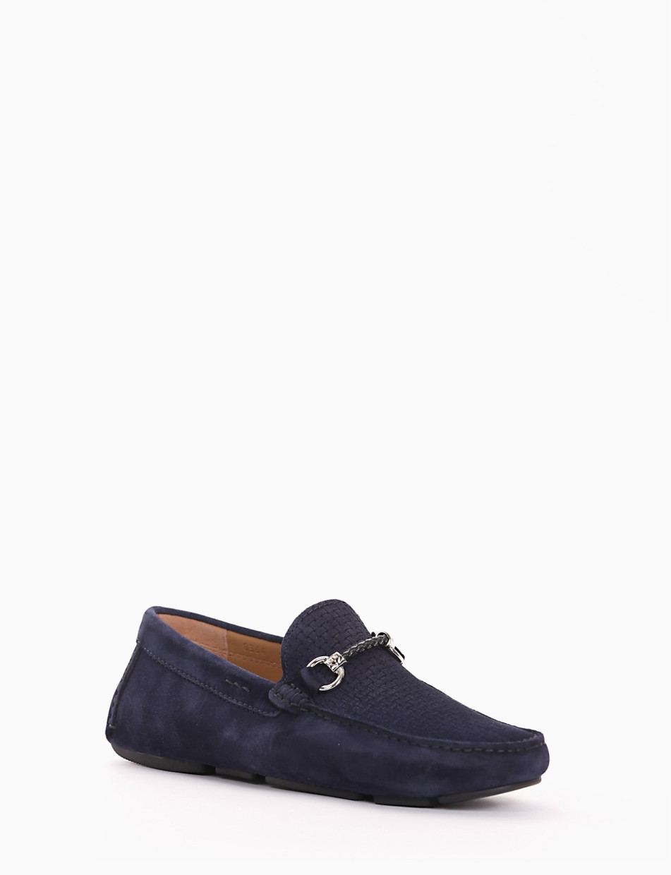 Loafers blu chamois