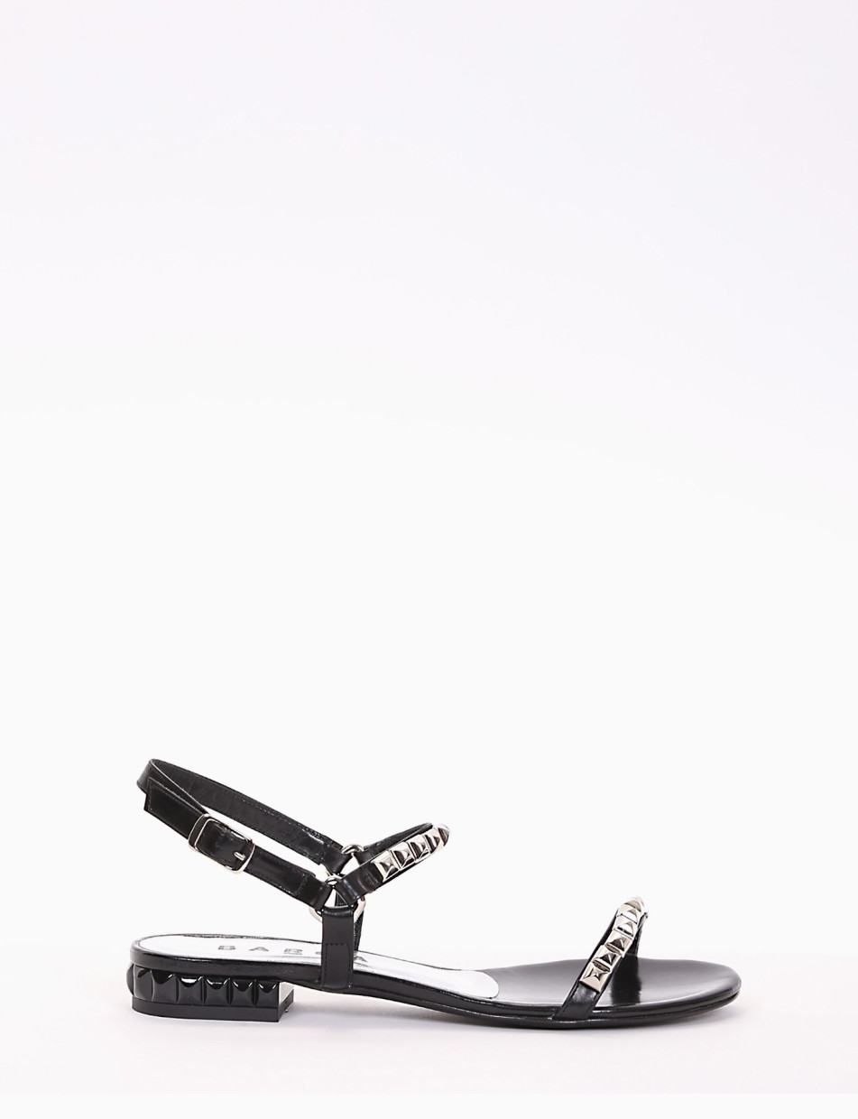 sandato tacco 1 cm nero