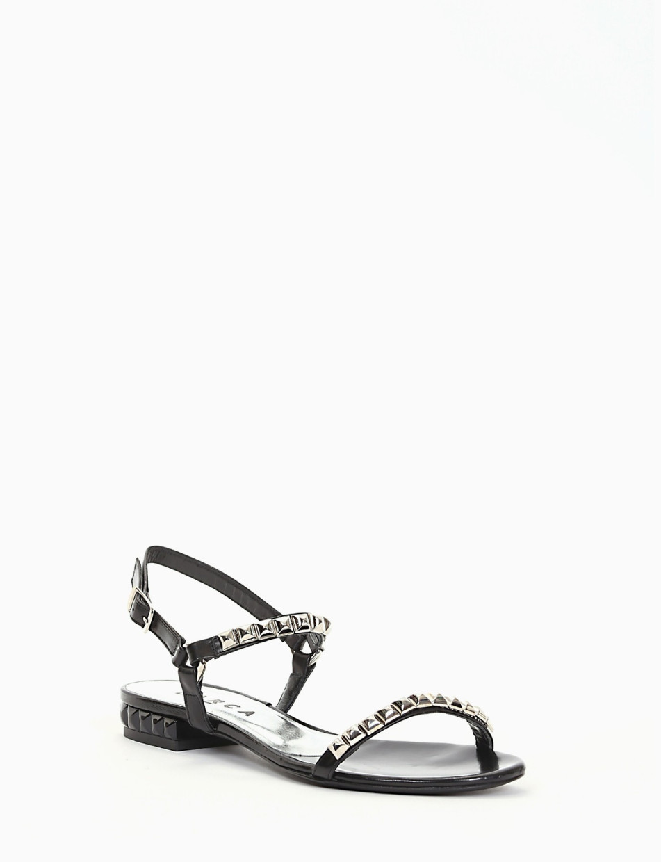 sandato tacco 1 cm nero