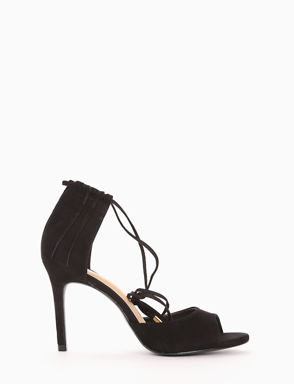 sandalo tacco 9 cm nero