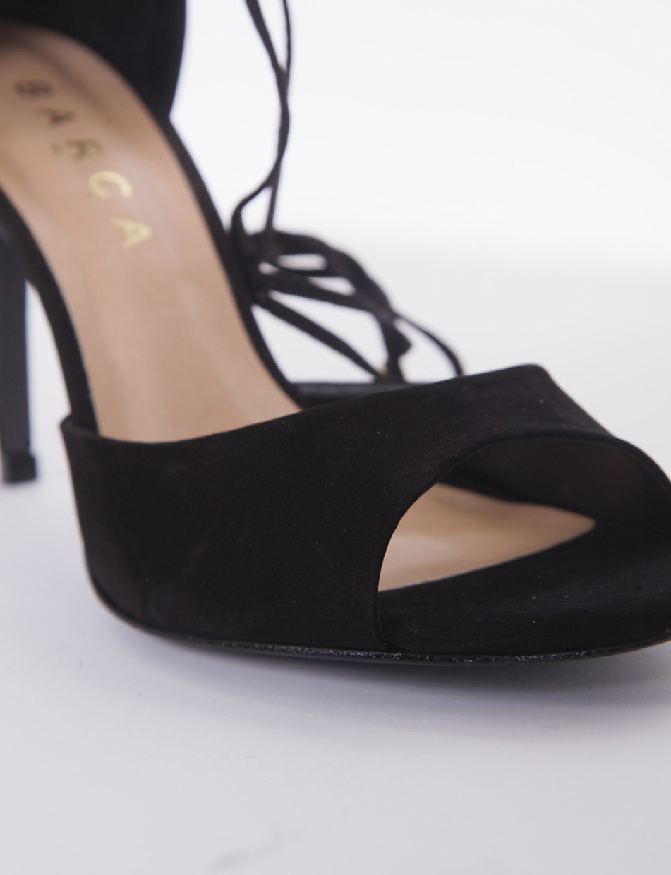 sandalo tacco 9 cm nero