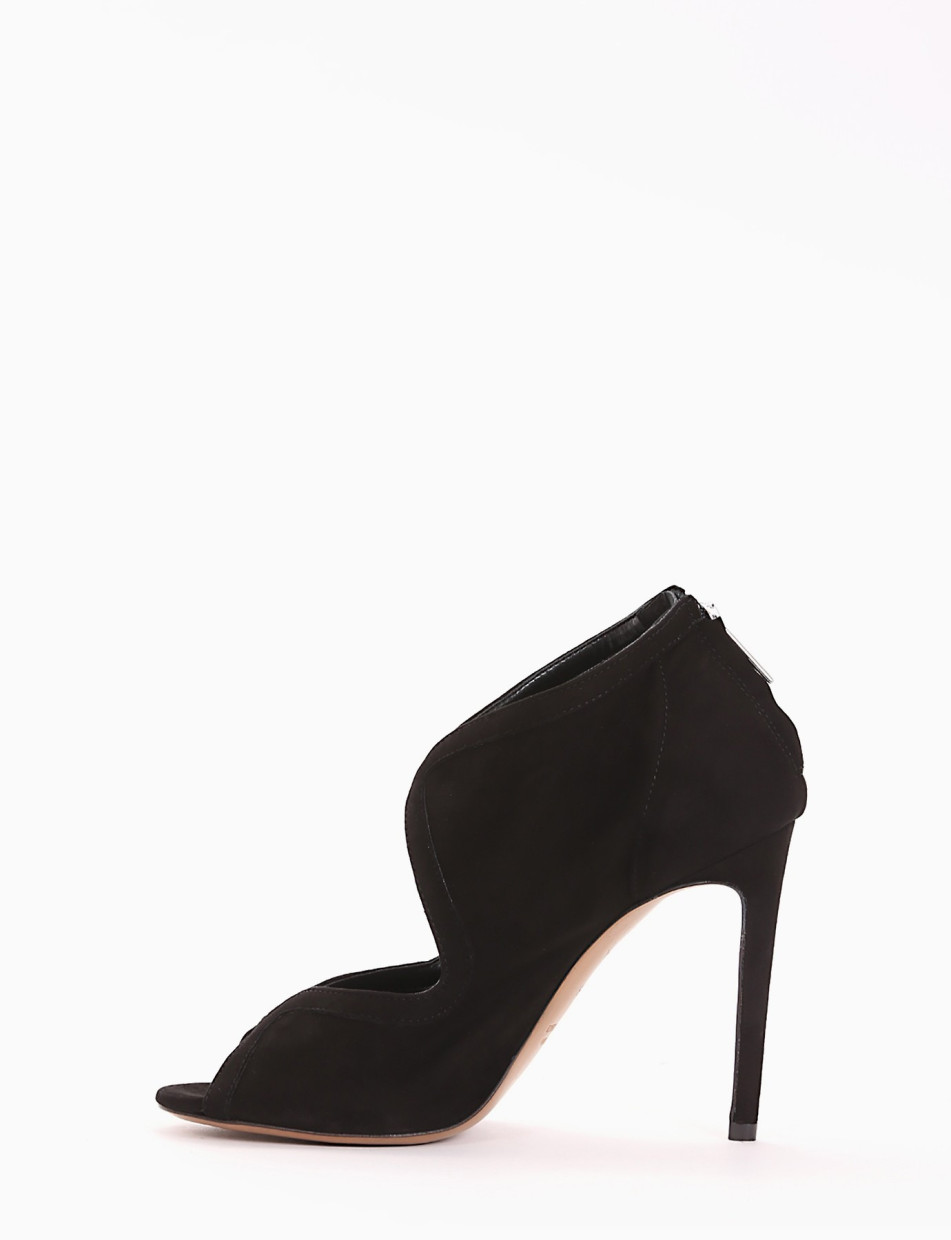 sandalo tacco 10 cm nero