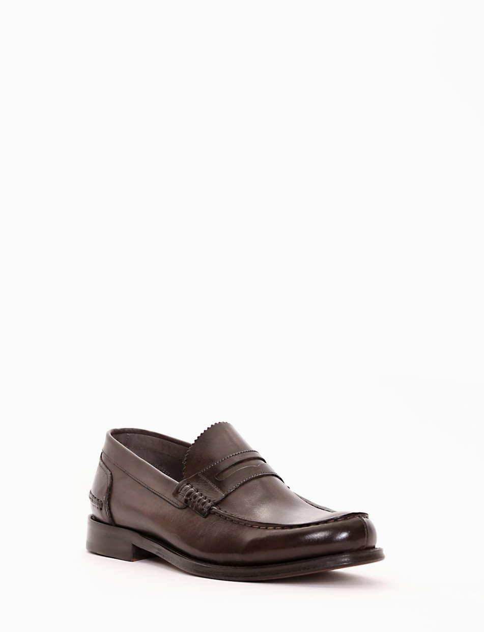 mocassino tacco 2 cm testa
