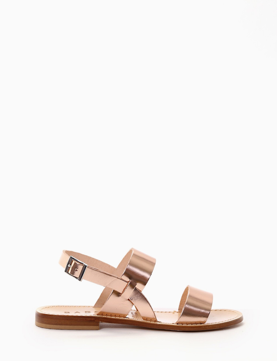 sandalo tacco 1 cm rame