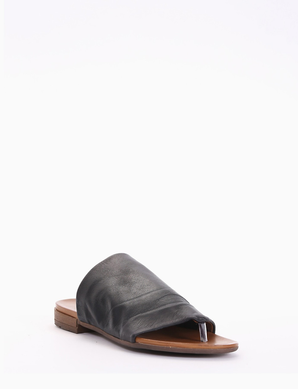 sandalo infradito tacco 2 cm nero