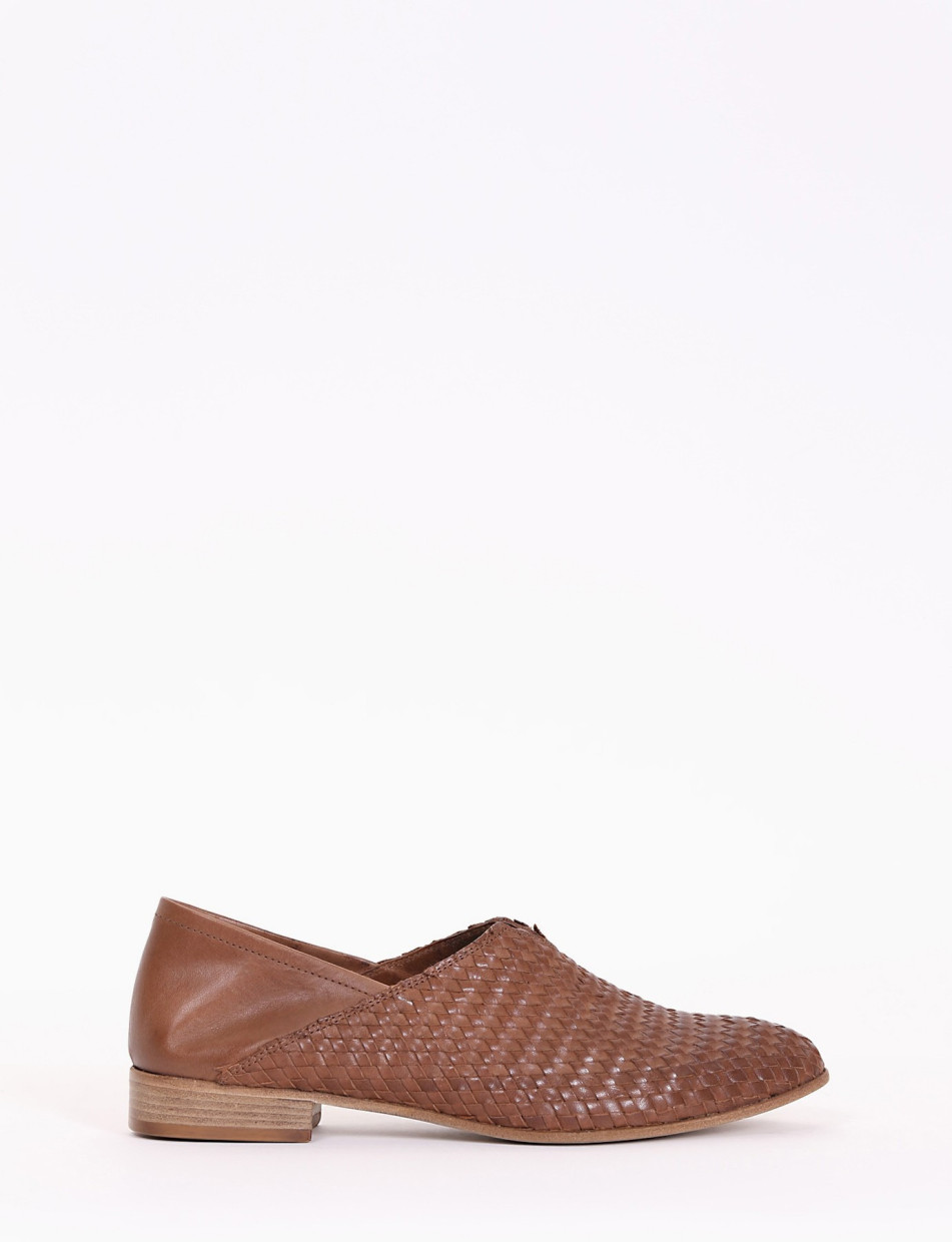 mocassino tacco 2 cm tortora