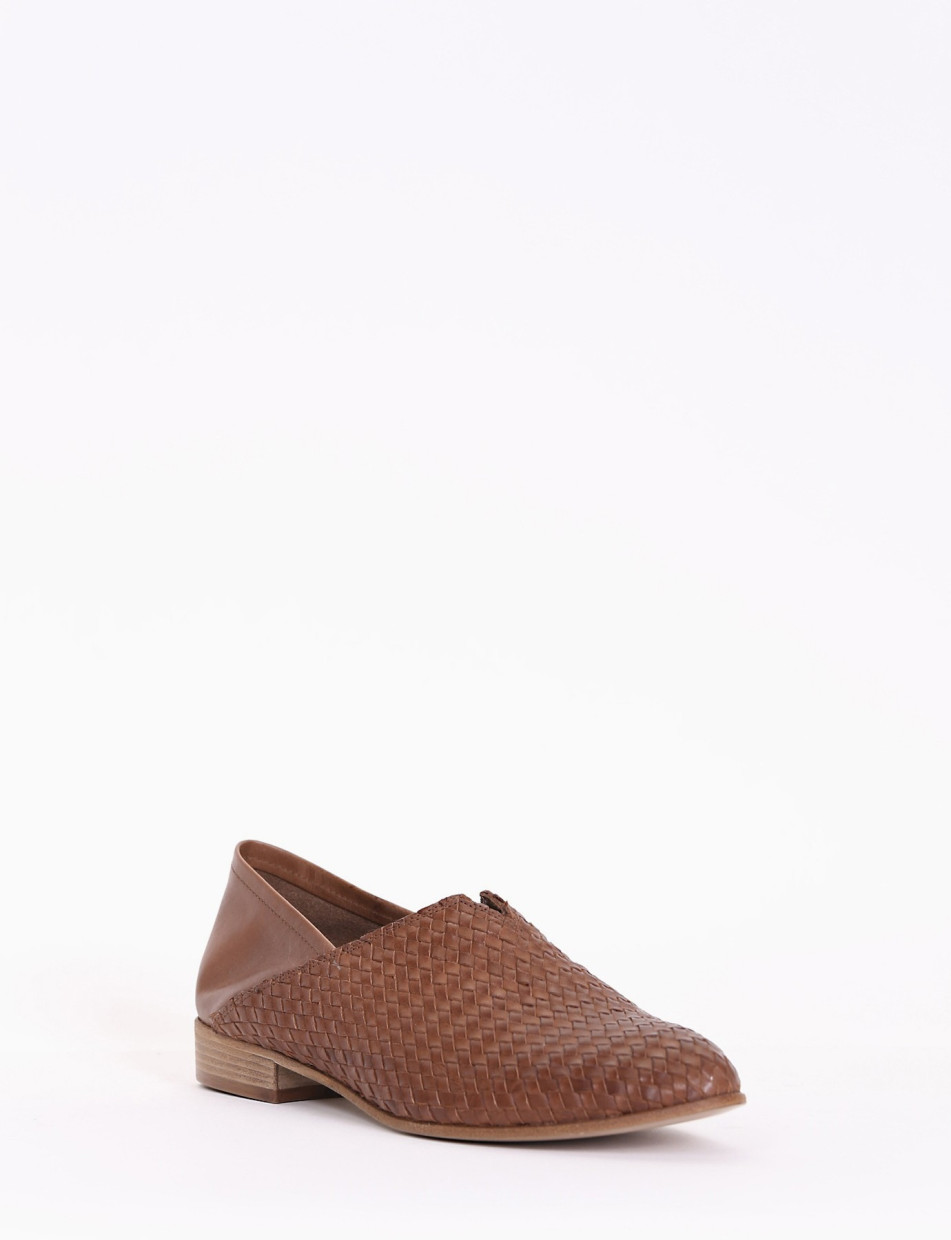mocassino tacco 2 cm tortora