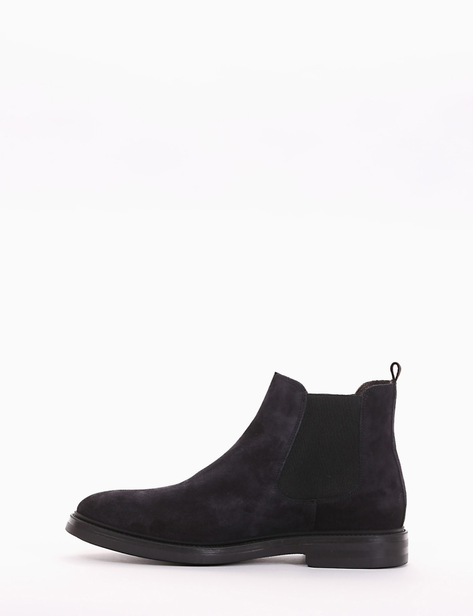 Ankle boots blu chamois