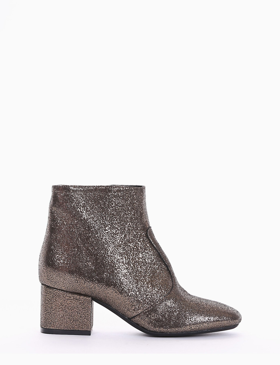 stivaletto tacco 5 cm argento Barca Stores