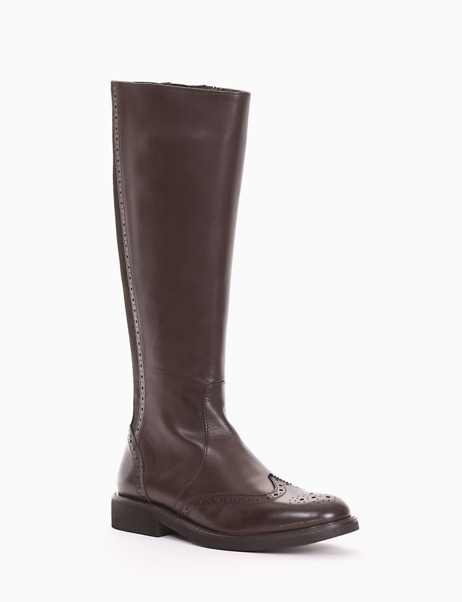 stivale tacco 2 cm testa