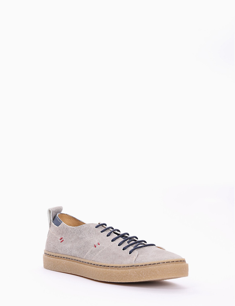 Sneakers camoscio beige