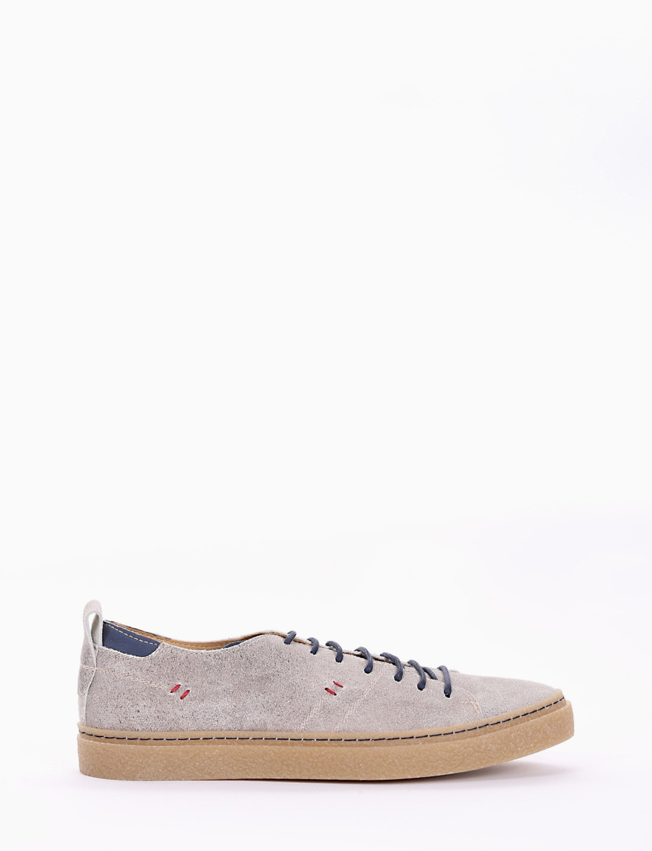 Sneakers camoscio beige