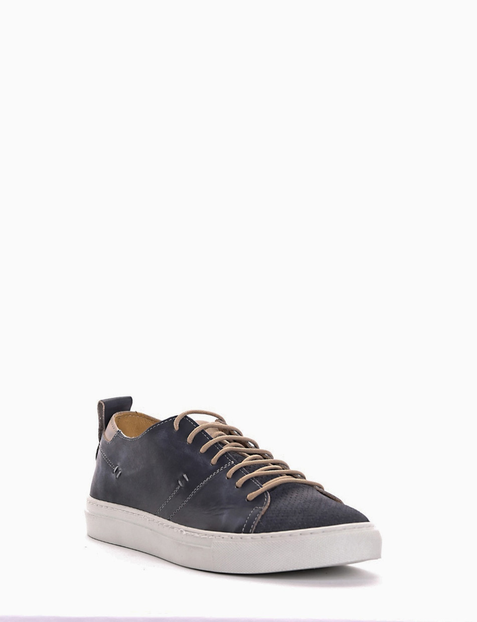 Sneakers blu chamois